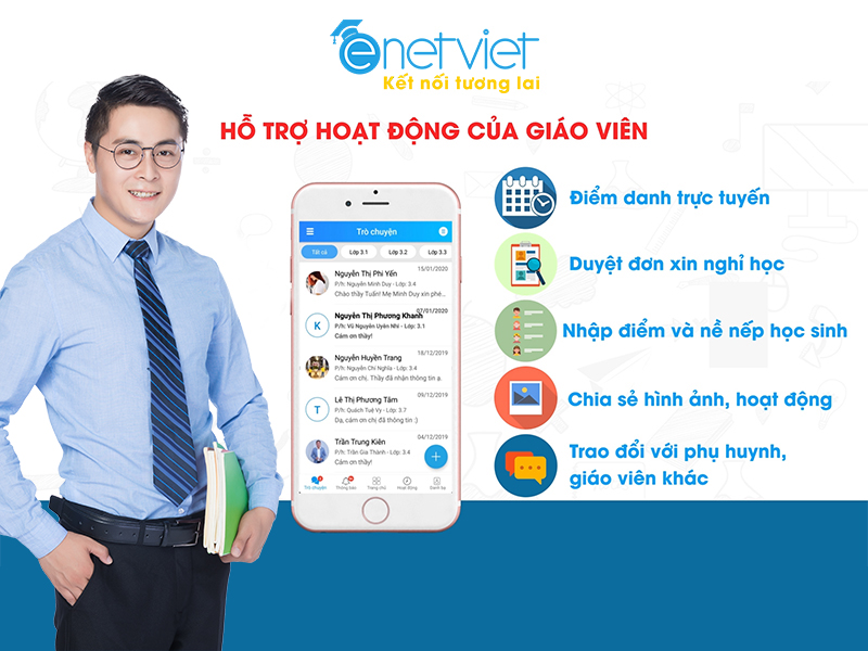 Phần mềm liên lạc nhà trường gia đình eNetViet: Hướng đến xây dựng một cộng đồng giáo dục gắn kết hiệu quả